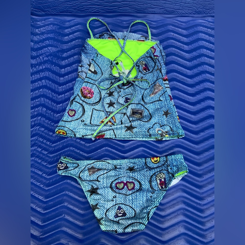 New With Tags Terez Girls lTankini Swimsuit - Picture 3 of 15